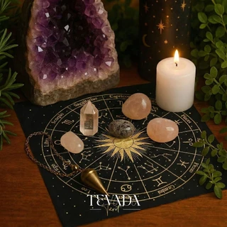 ผ้ารองไพ่ยิปซี ผ้าปูโต๊ะดูดวง Black Velvet Tarot Cloth ผ้ากำมะหยี่สีดำ ลายจักรราศีทอง ของแท้ สายมู แต่งหิ้งบูชา พร้อมส่ง