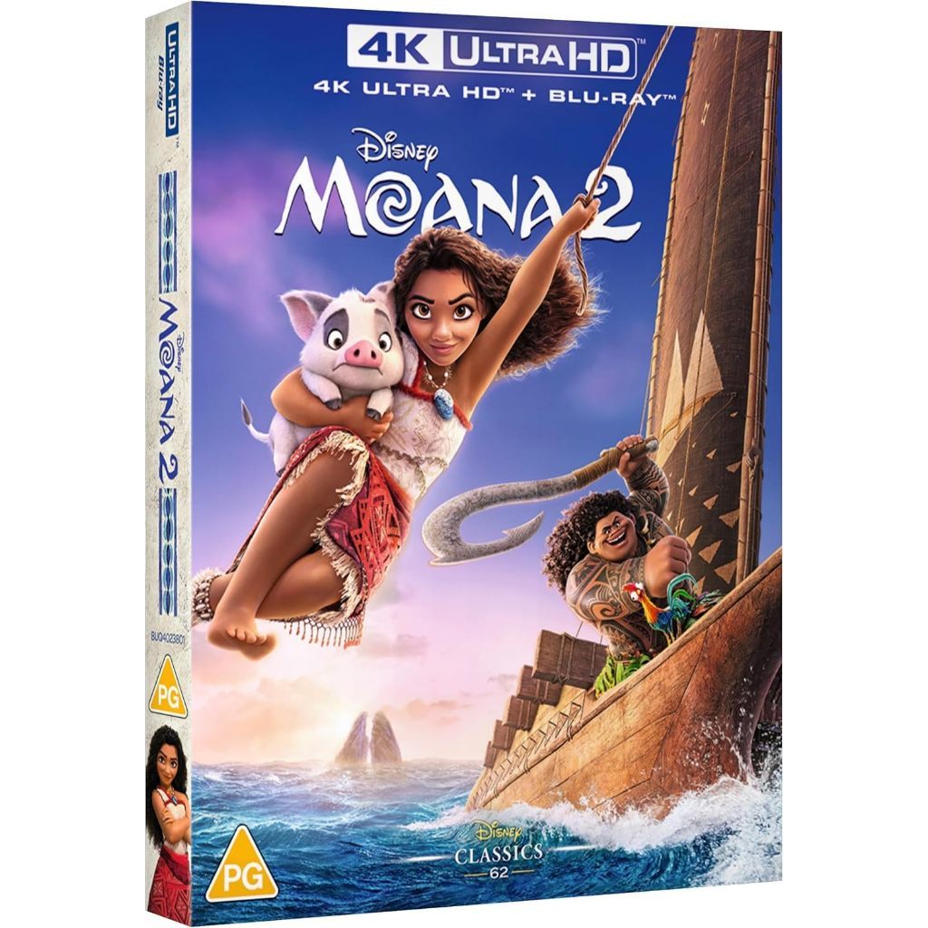 Moana 4K (2016-2024) รวมภาค1-2 โมอาน่า: ผจญภัยตำนานหมู่เกาะทะเลใต้ 4K