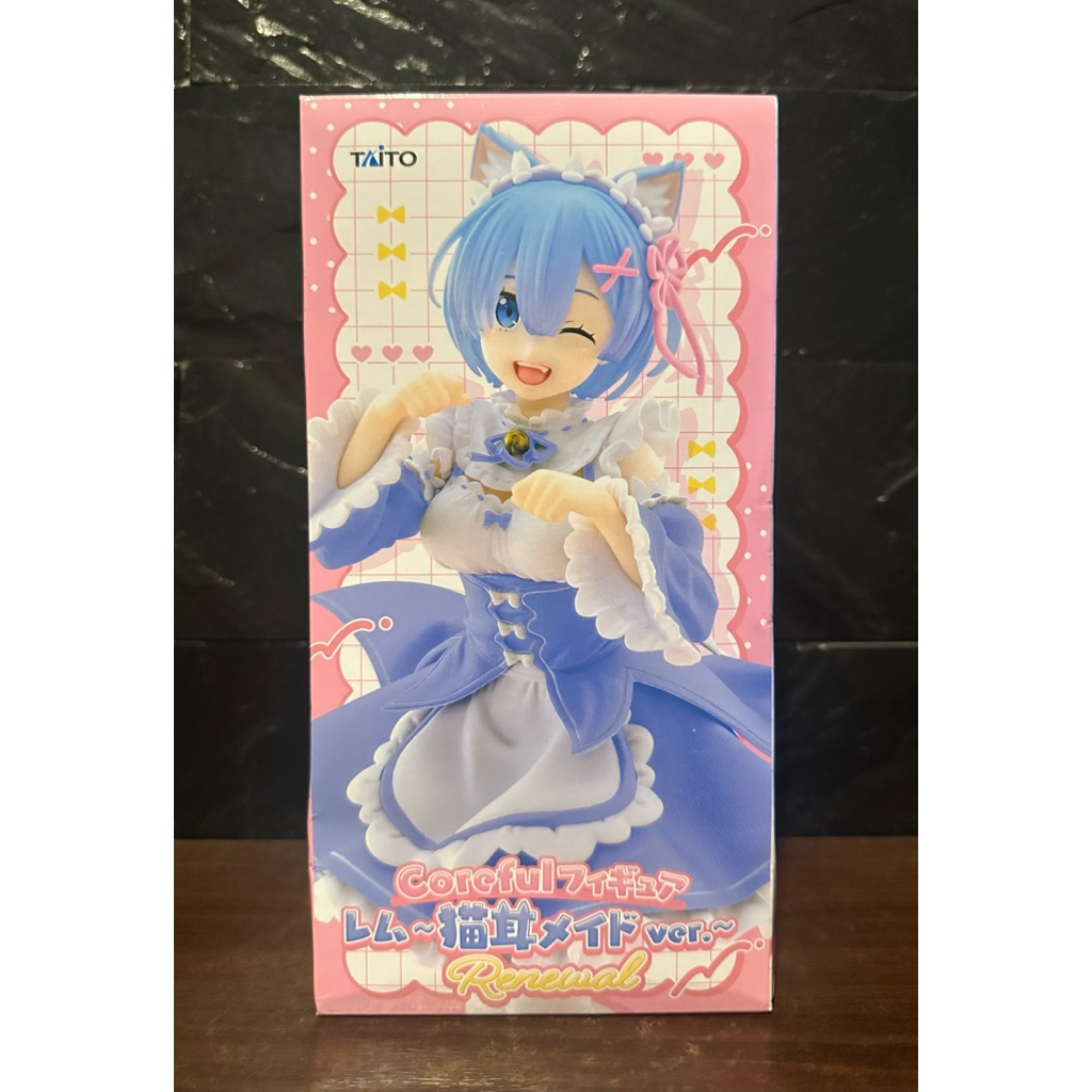 (ลิขสิทธิ์แท้💯%) เรม Rem รีซีโร่ Re:Zero - Starting Life in Another World Rem (Cat Maid Ver.) Coreful Renewal Figure