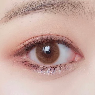 Glitzlens คอนแทคเลนส์ วัสดุ Hydrogel Ultraslim สี Norf Brown [Dia14.0] เลนส์บางพิเศษ ใส่สบาย ยืดหยุ่นสูง