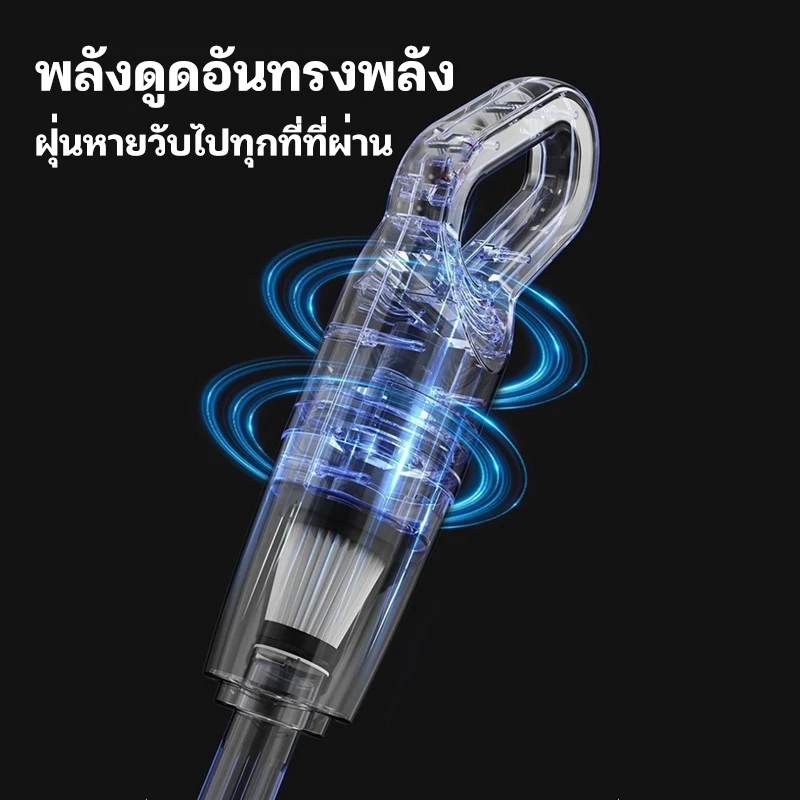 SIKA 🧹💨ครื่องดูดฝุ่น ใช้ในครัวเรือน เครื่องดูดฝุ่นไร้สาย มินิมอล แรงดูดทรงพลัง thumbnail 8