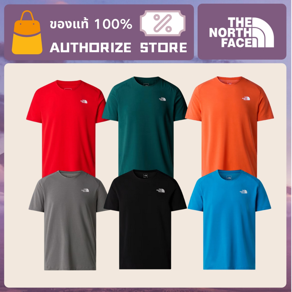 The North Face Lightning Alpine Short Sleeve T-shirt alexhonnold เสื้อยืด （ของแท้ 100%）