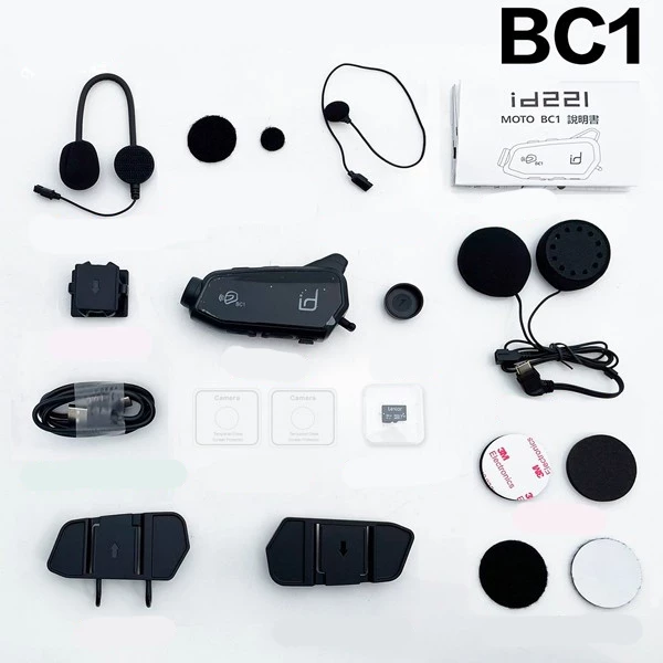 กล้องบลูทูธติดหมวกกันน็อค ID221 MOTO BC1/MOTO BC2 thumbnail 10