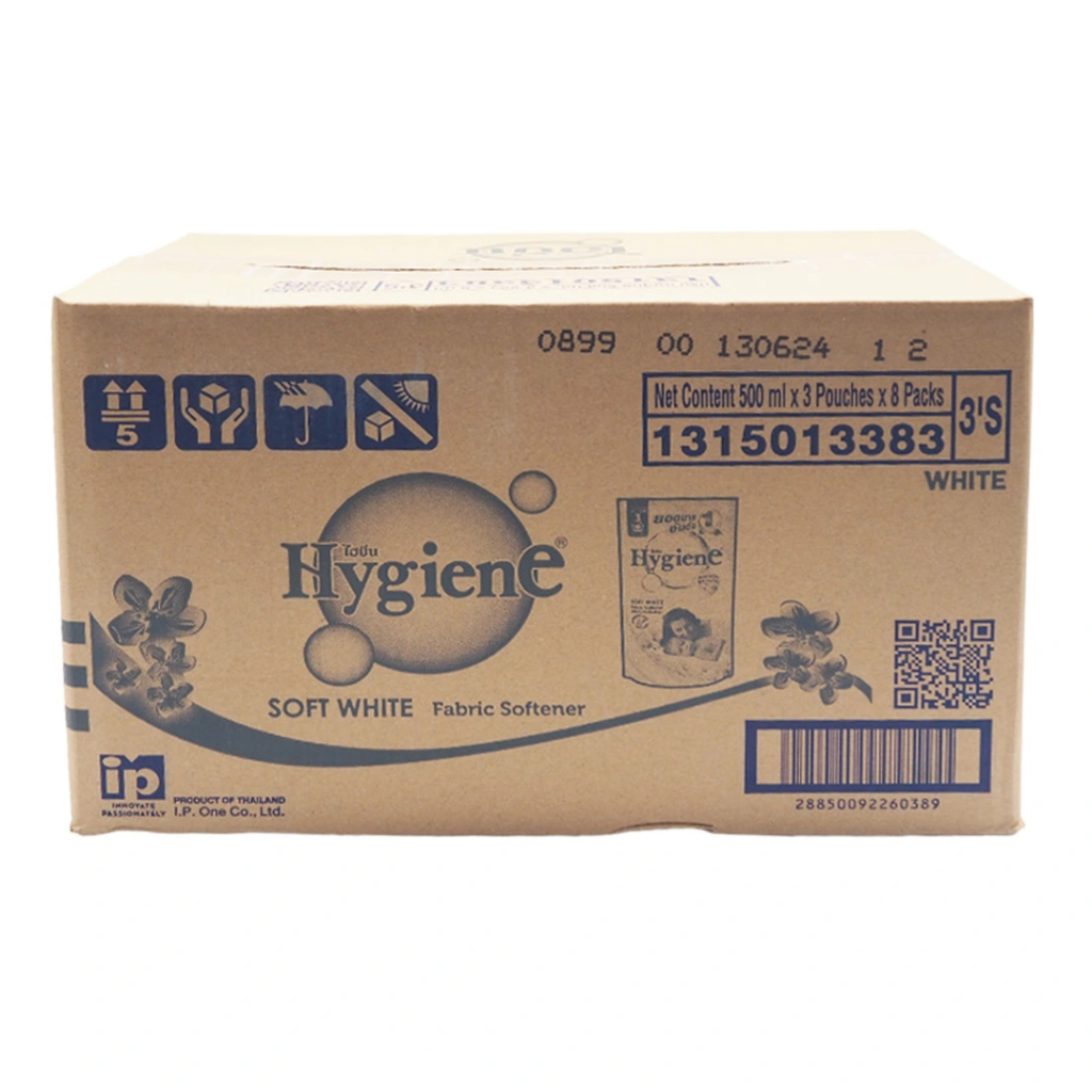 ไฮยีน น้ำยาปรับผ้านุ่ม คละกลิ่น 500 มล. x 24  #NL