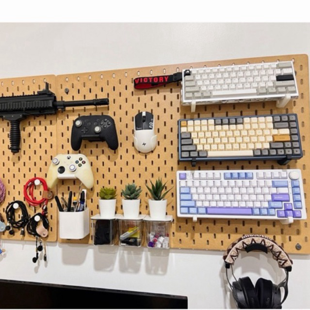 Ikea Skadis Keyboard Mount ขาตั้งคีย์บอร์ด Ikea Skadis ที่วางคีย์บอร์ด เครื่องเกม ของต่างๆ