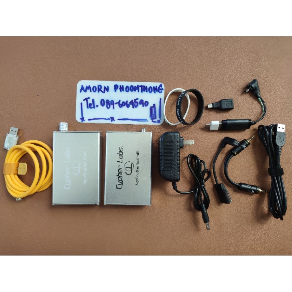 Cypher Labs AlgoRhythm Duet และ Cypher Labs AlgoRhythm Solo -dB และสายเชื่อมต่ออื่นๆ
