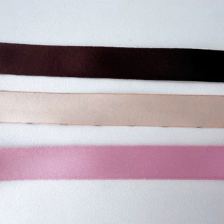 ♡ พร้อมส่ง | (📌1 หลา) Suede Ribbon โบว์ ริบบิ้น หนังกลับ ขนาด 15 mm / 1.5 cm