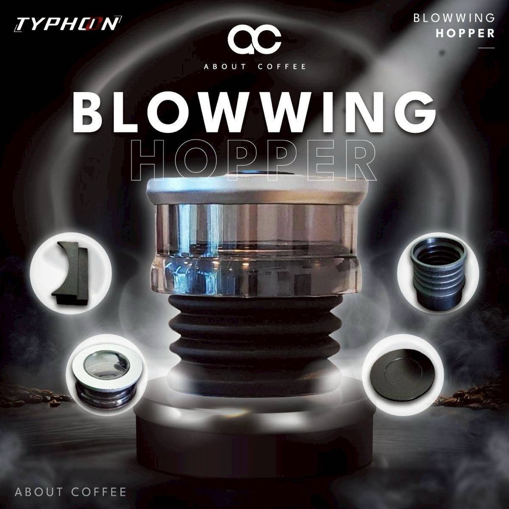 ยางตบไล่ผงกาแฟใช้กับekหรือtyphoons70