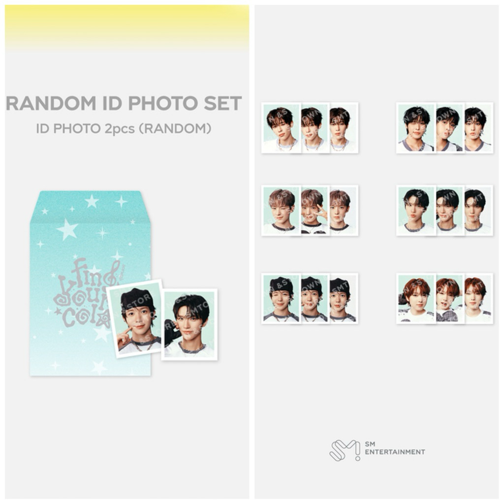 พร้อมส่ง ✨ 2025 NCT WISH POP UP [FIND YOUR COLOR] - RAMDOM ID PHOTO SET