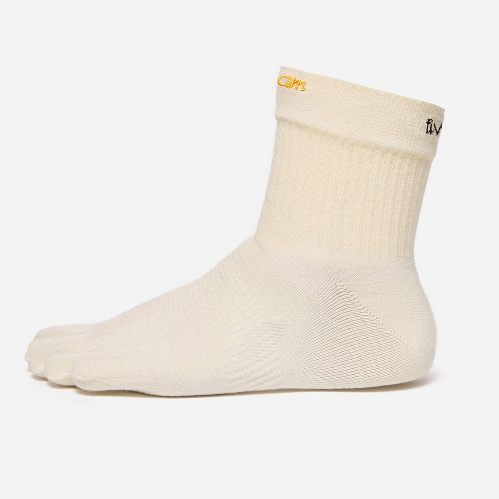 ถุงเท้า Vibram FiveFingers รุ่น Mini Crew Summer สี Ivory — صورة 6