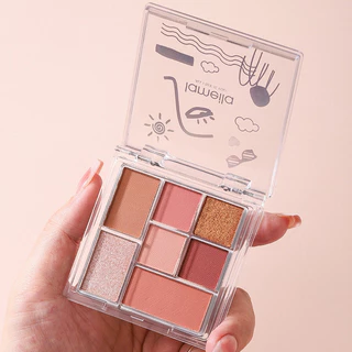 YOTAI อายแชโดว์ พาเลทอายแชโดว์ 7 สี Eyeshadow เนื้อใยไหม เนื้อแมท ประกายชิมเมอร์ กลิตเตอร์ สีสวย กันน้ํา ติดทนนาน
