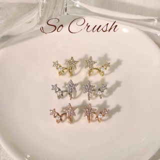 Socrush.bkk | STELLA PEARL earrings | SE-043 | ต่างหู ดาว มุก เพชร