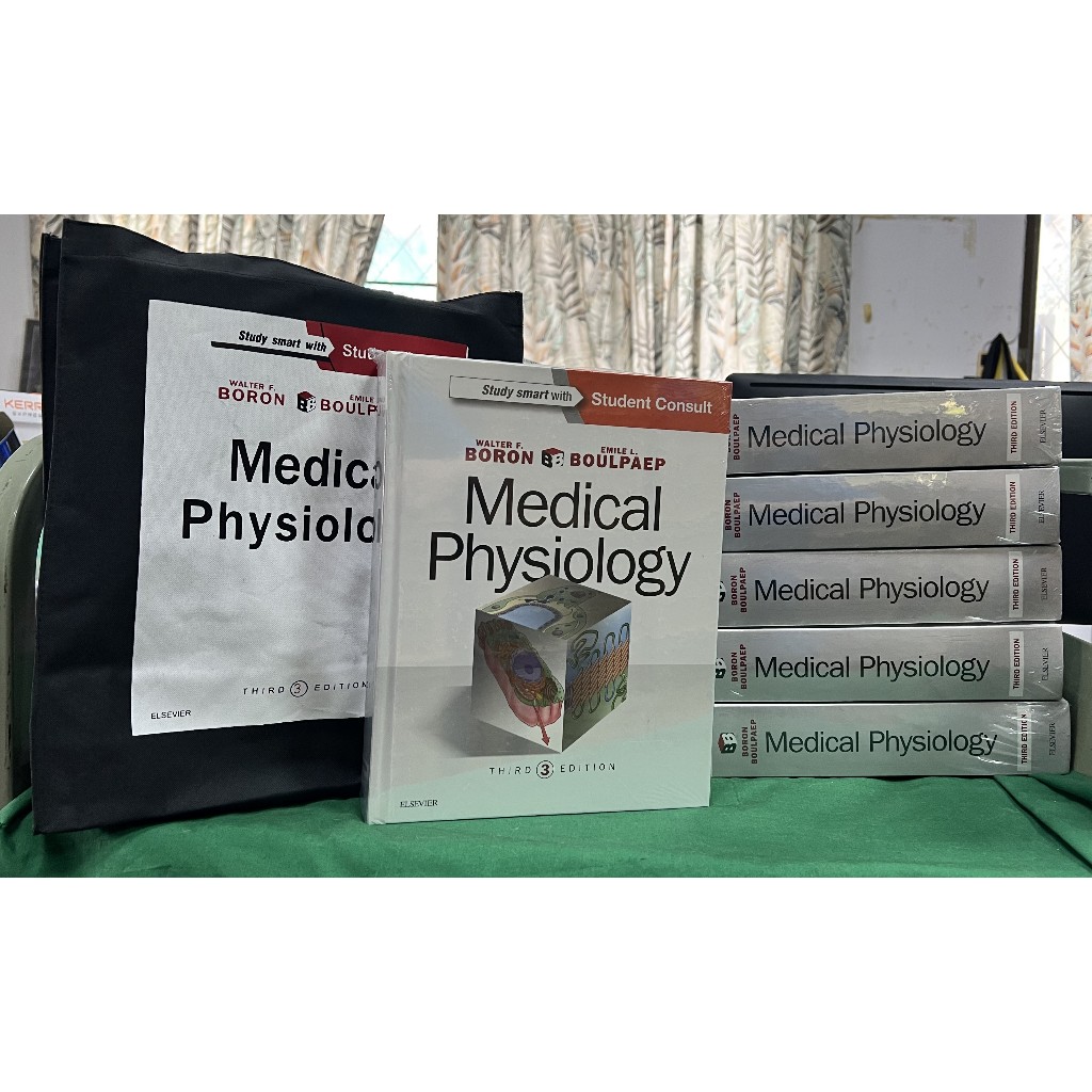 หนังสือ Medical Physiology ed 3/2017 แถมกระเป๋าผ้าครับ