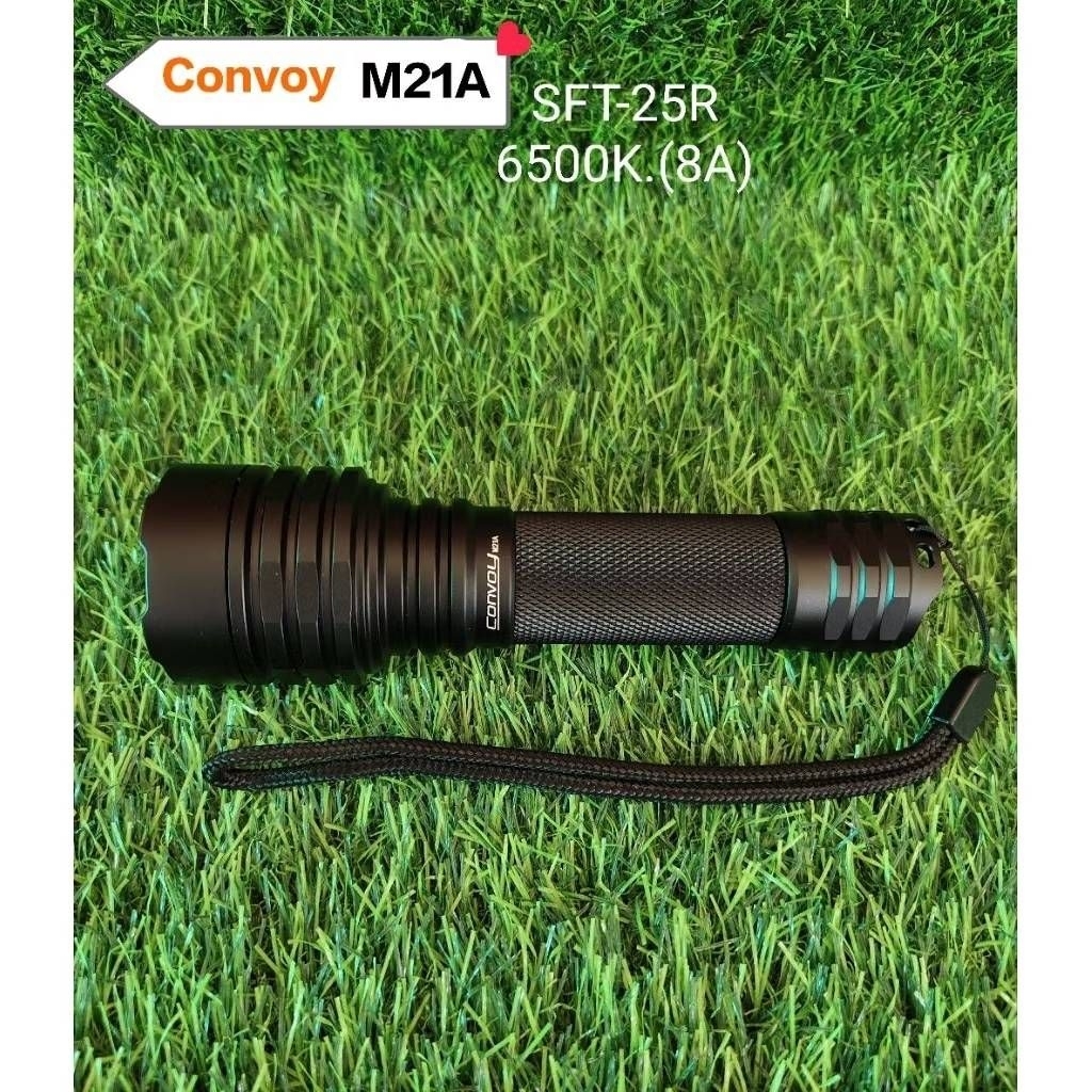 Convoy M21A Driver 8A SFT-25R สว่าง 2100ลูเมน /SFT42R 3000lm.INR21700*1(ไม่มีแบตแถม)