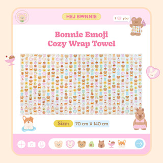Bonnie Emoji Cozy Wrap Towel | Hej Bonnie Official