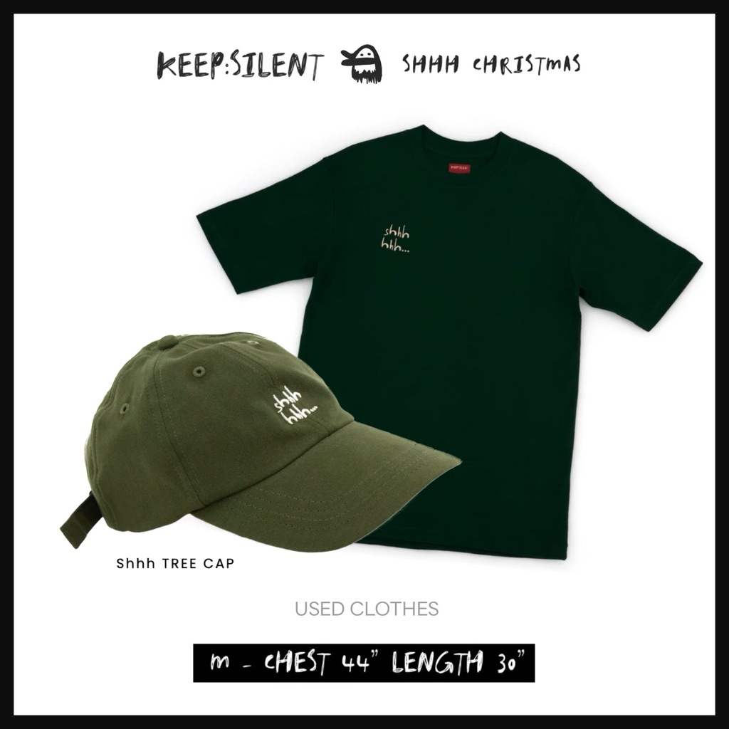 LO 💜 | Keep Silent | KEEP CHRISTMAS หมวก เสื้อผ้ามือสองสภาพดี #ormkornnaphat