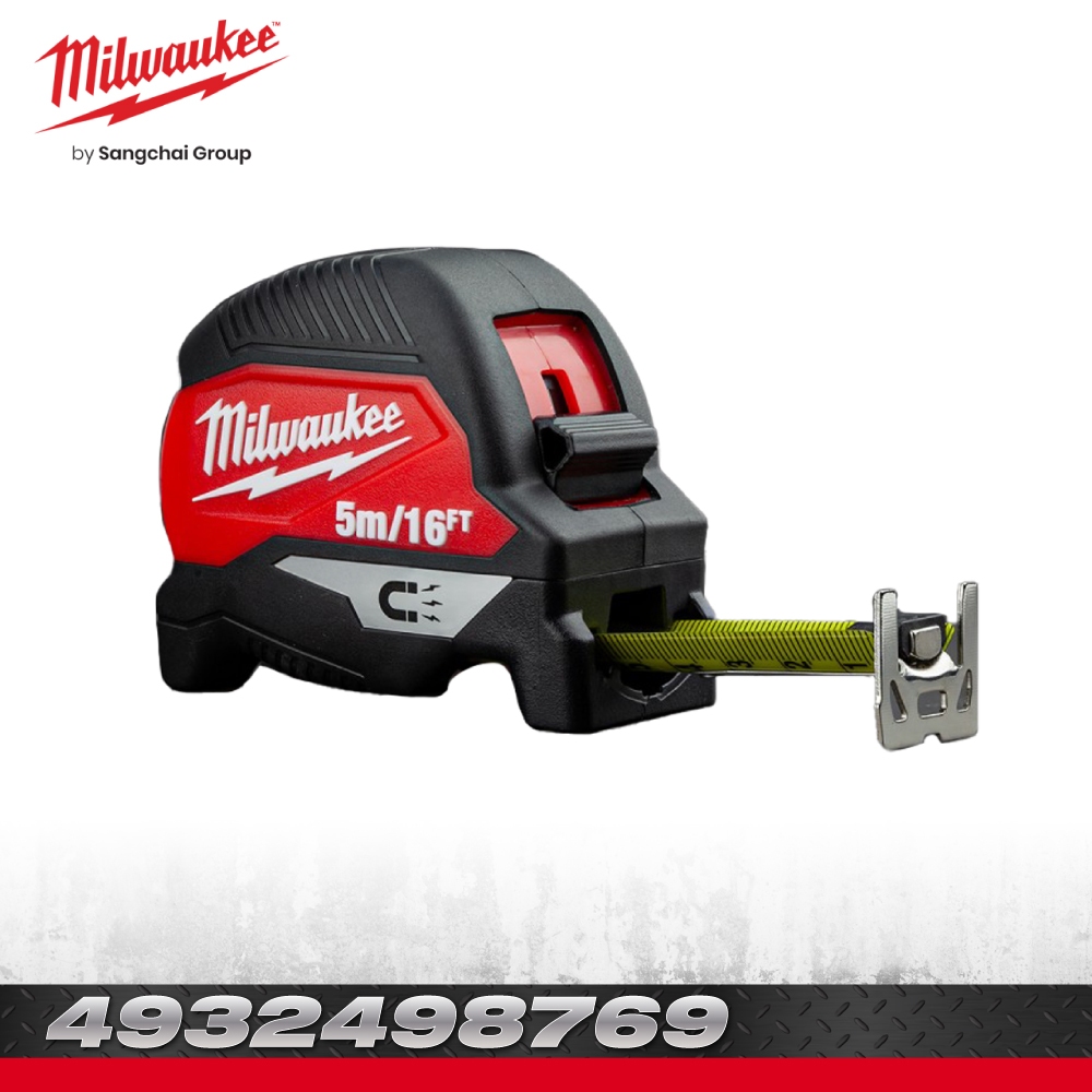 Milwaukee 4932498769 ตลับเมตรรุ่น COMPACT MAGNETIC 5 เมตร/16 ฟุต