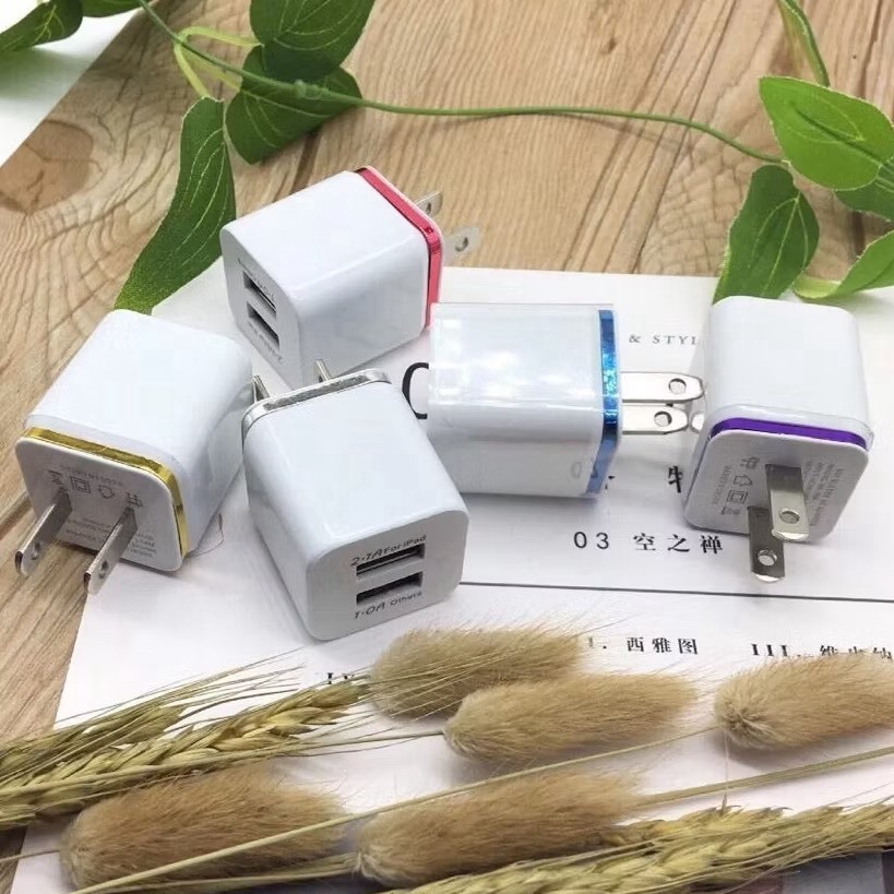 หัวชาร์จ 2ช่อง USB  3.1A ชาร์จได้2ช่องพร้อมกัน USB DC5V