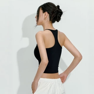 GymHub เสื้อกล้ามโยคะเสริมหลังสวย สำหรับวิ่งกลางแจ้ง ยกทรงกีฬาและฝึกพิลาทีส
