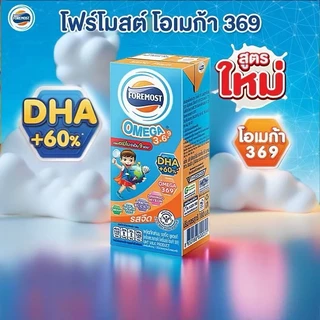 ( ยกลัง 36 กล่อง ) โฟร์โมสต์ โอเมก้า 3.6.9 รสจืด ขนาด 180 มล. แพ็ค 4 1 ลัง