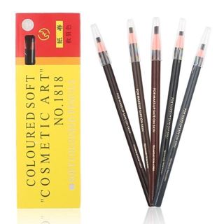 ดินสอเขียนคิ้วดึงเชือก Coloured Soft Cosmetic Art Eyebrow Pe…