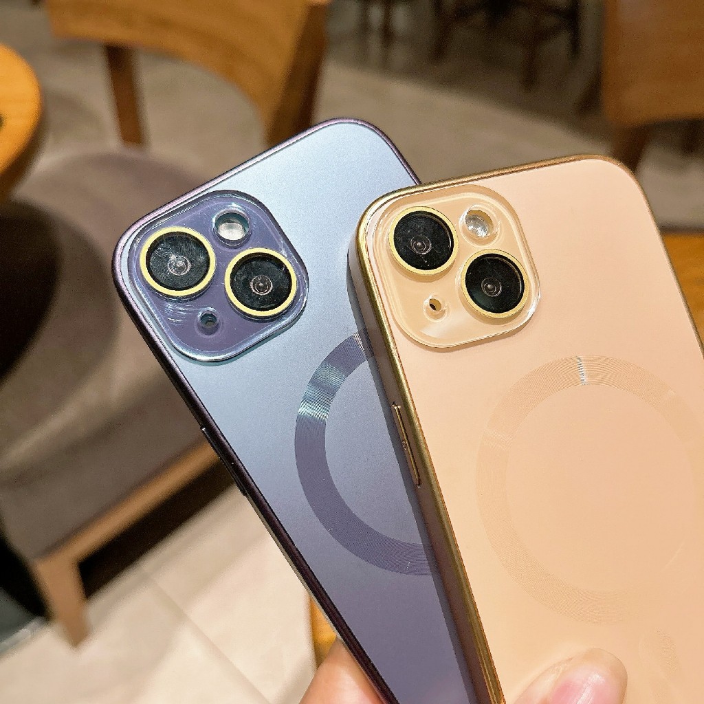 เคสชาร์จได้ อลูมิเนียม กำมะหยี่ งานกล่อง สำหรับ for iPhone 11 12 13 14 15 16 Pro max 16plus 16Promax 15Promax 14Promax - รูปที่ 3