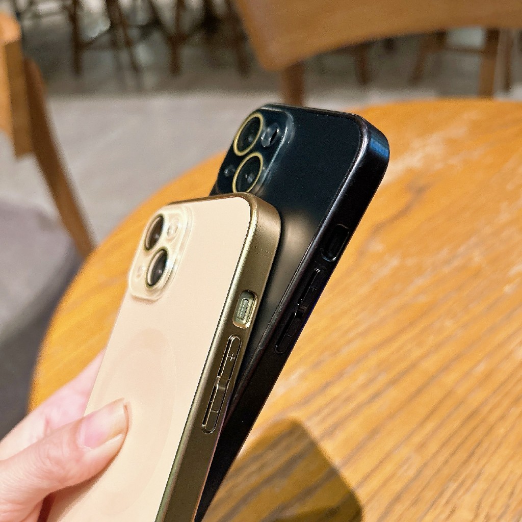 เคสชาร์จได้ อลูมิเนียม กำมะหยี่ งานกล่อง สำหรับ for iPhone 11 12 13 14 15 16 Pro max 16plus 16Promax 15Promax 14Promax - รูปที่ 6