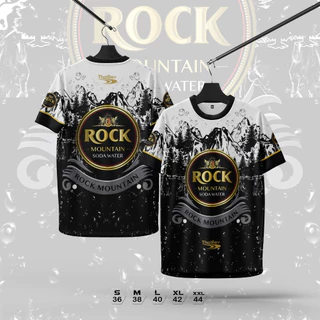 เสื้อคอกลมลายโซดาล็อกใส่สบายระบายอากาศผ้าไมโคร