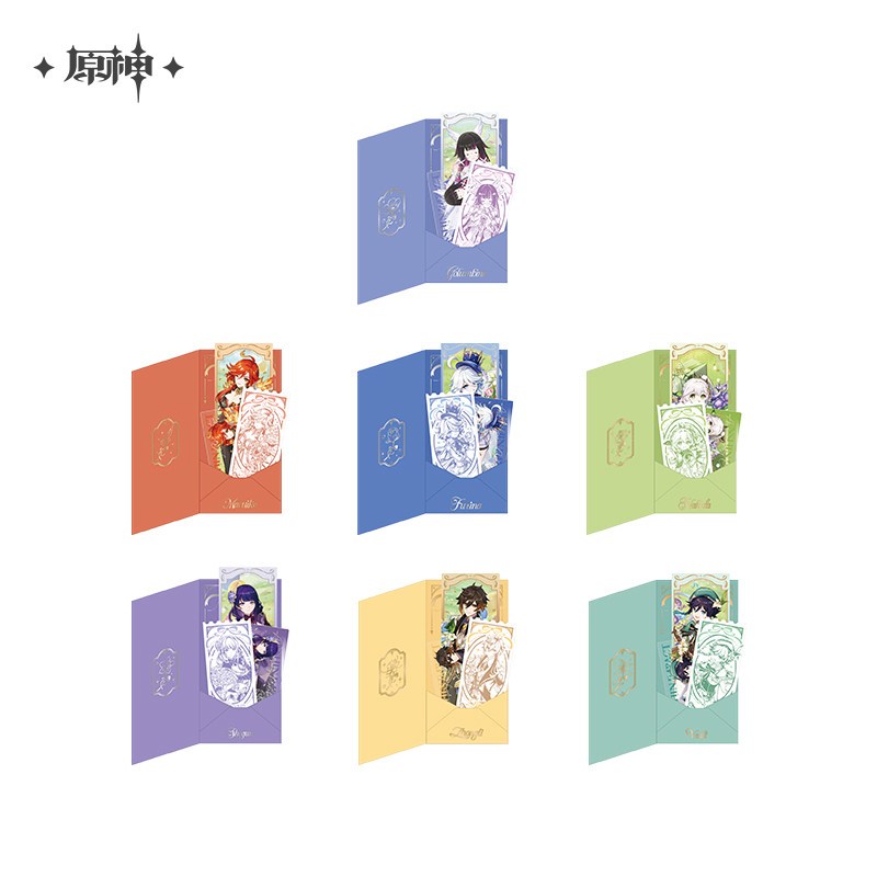 [ พร้อมส่ง / Official ] Genshin Impact 5th Anniversary - Archon Ticket Set เกนชิน ครบรอบ 5 ปี เซ็ต ตั๋ว Furina Columbina