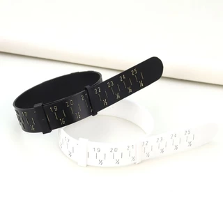 (หน่วยวัดเซนติเมตร)สายวัดข้อมือ ซิลิโคนปรับได้ (Wrist Size Measuring Band) หน่วยวัดเป็นเซนติเมตร