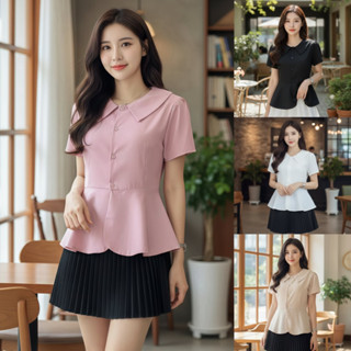 เสื้อคอปกระบายชาย รุ่น Gentle Lady