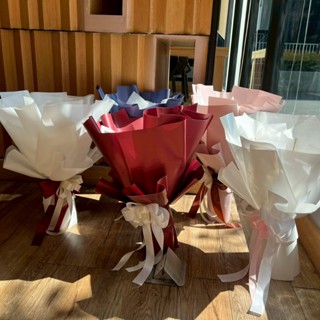 ช่อเปล่าทรงกลม สำหรับจัดดอกไม้ | ช่อห่อดอกไม้ DIY | 4 สี