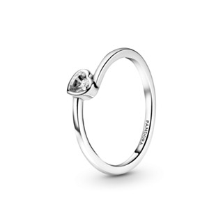 (ของแท้💯พร้อมส่ง🔥)Pandora Clear Heart Ring แพนโดร่าแหวนหัวใจ…