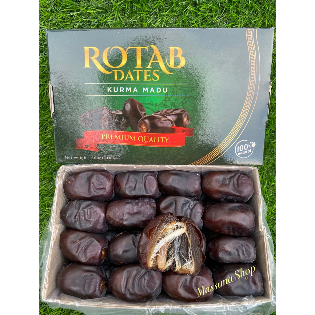 อินทผลัมRotab กล่องละ600กรัม เซ็ต2กล่อง หมดอายุ 10/2027