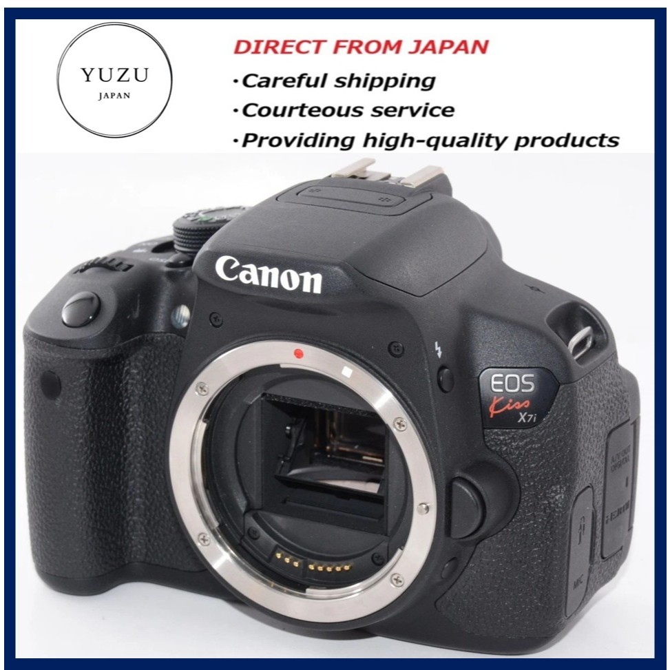 Pre-owned Product Canon EOS Kiss X7i (Rebel T5i / 700D) Digital SLR Camera, Articulating Touch Scree