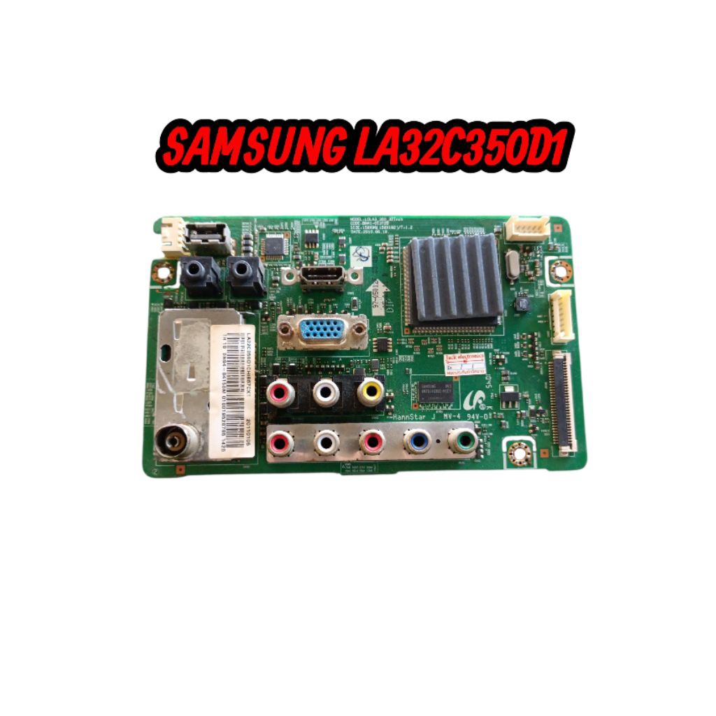เมนบอร์ดทีวี samsung รุ่น LA 32C 350D1แท้ถอด