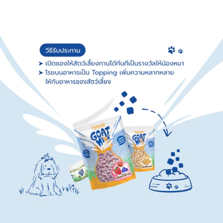 ขนมสำหรับสุนัข ขนมนมแพะ นมอัดเม็ดผัก นมอัดเม็ดผสมผลไม้ นมอัดเม็ดผสมแซลมอน Goat Milk Mix Collection