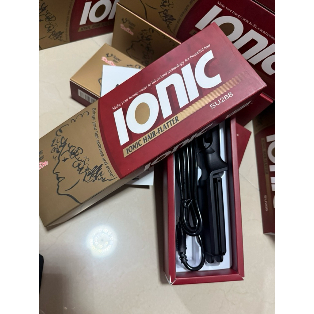 เครื่องหนีบผม Super V Inter DD288 ของแท้ 100% จากบริษัท ซุปเปอร์วีฯ ที่รีดผม หนีบผมตรง เงาส