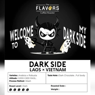 เมล็ดกาแฟคั่ว Premium เบลนด์ 'ดาร์คไซต์' คั่วเข้ม อาราบิก้า×โรบัสต้า100-1,000 ก. ขมเข้ม สู้นม หอมนัว