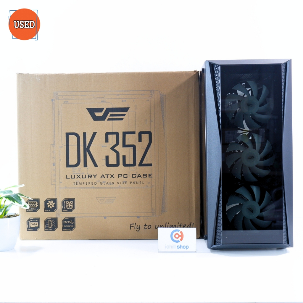 CASE (เคสเปล่า) DARKFLASH DK352 (BLACK) P14297