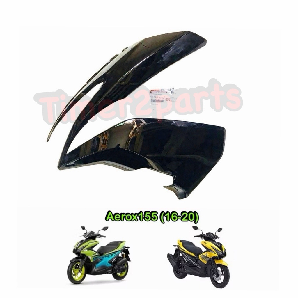 ครอบไฟหน้า ซ้าย Aerox155 (16-20) ดำเงา ตรงรุ่น มอเตอร์ไซค์ แท้ศูนย์ BF6-F8351-00-PA