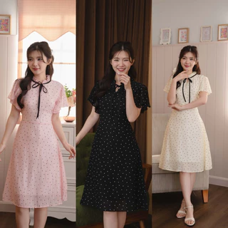 Floral dress ผ้ามีtexure น่ารัก🎀