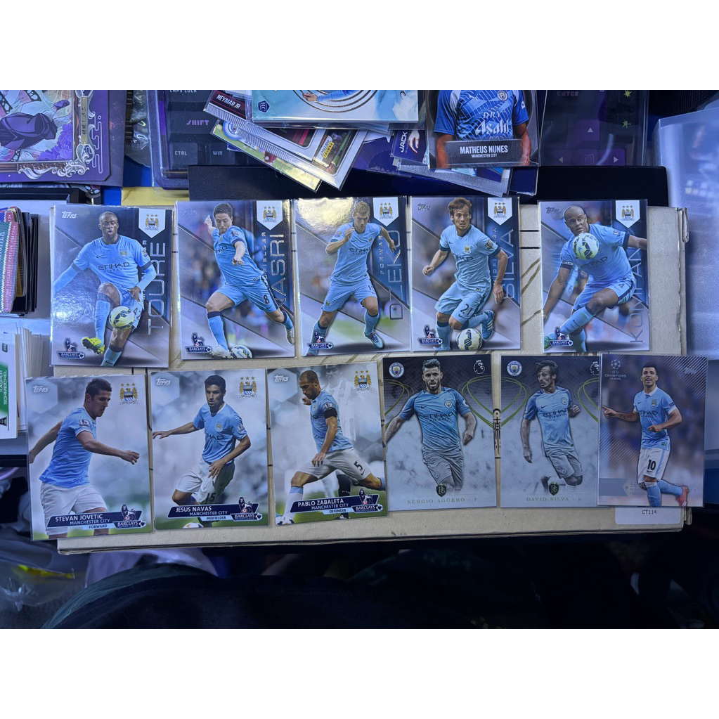 Topps gold Manchester city