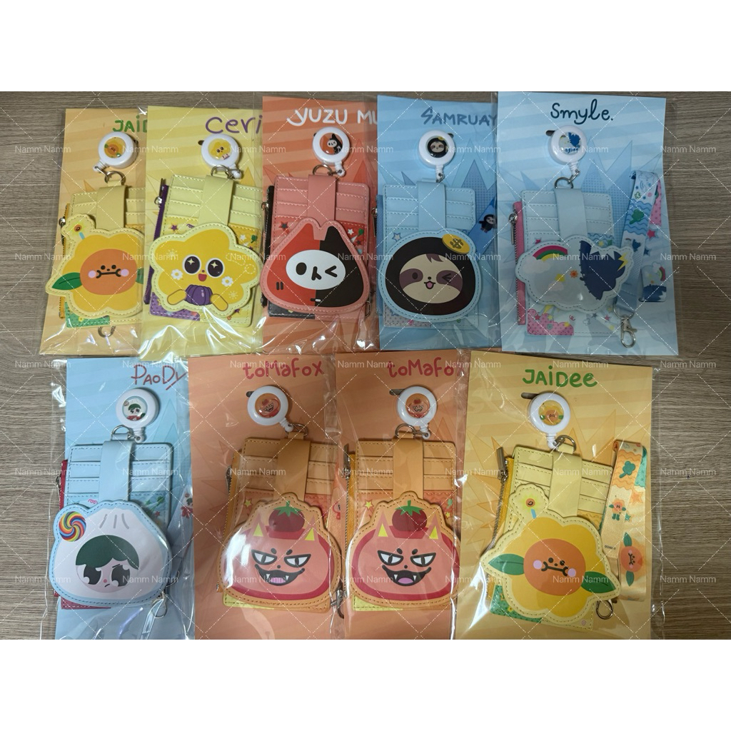 พร้อมส่ง💯 GMM Leather Multi Card Holder with strap