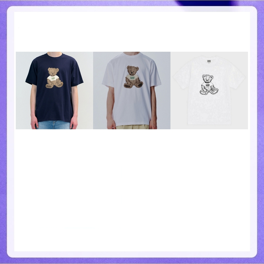 Marithe Francois Girbaud Doodle Bear Tee (White, White/Black, Navy)