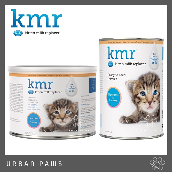 นมทดแทน KMR Liquid /Powder สำหรับลูกแมวแรกเกิด ชนิดน้ำพร้อมดื่มและชนิดผง