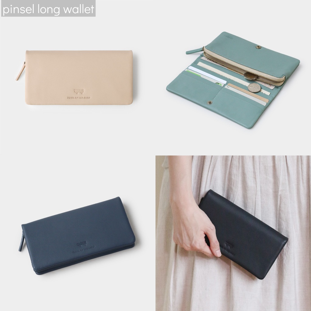 Pinsel on the Shelf : กระเป๋าสตางค์ pinsel long wallet ทุกสี