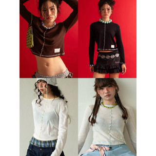 BALLADS Roomie melt boxy tee เสื้อยืดแขนยาวทรงบ๊อกซี่