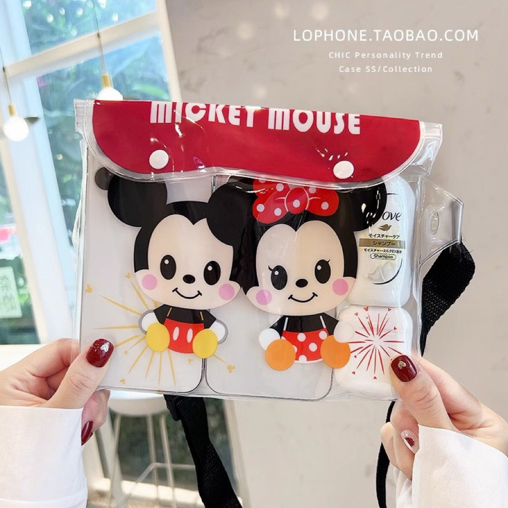 กระเป๋ากันน้ำคาดเอวลายการ์ตูน กระเป๋าสะพายกันน้ำ กระเป๋าพลาสติกกันน้ำwaterproof waist bag