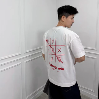 เสื้อBoxy fit crop คอฟิต (Loving you)